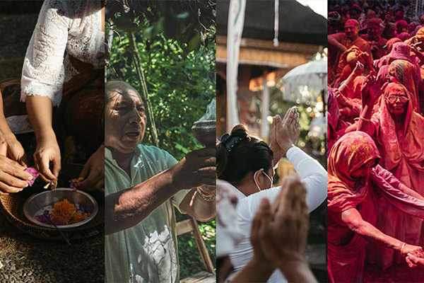 Death and dying rituals in five different cultures taking part in various ceremonies.